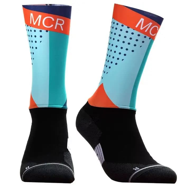 Chaussettes de vélo professionnelles antidérapantes