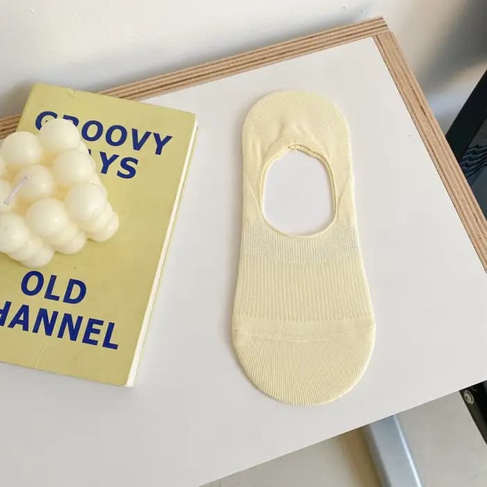 Chaussettes pour femmes, été, nouvelles, simples, décontractées, antibactériennes, chaussettes invisibles en maille pour filles, chaussettes fines respirantes en coton, confortables