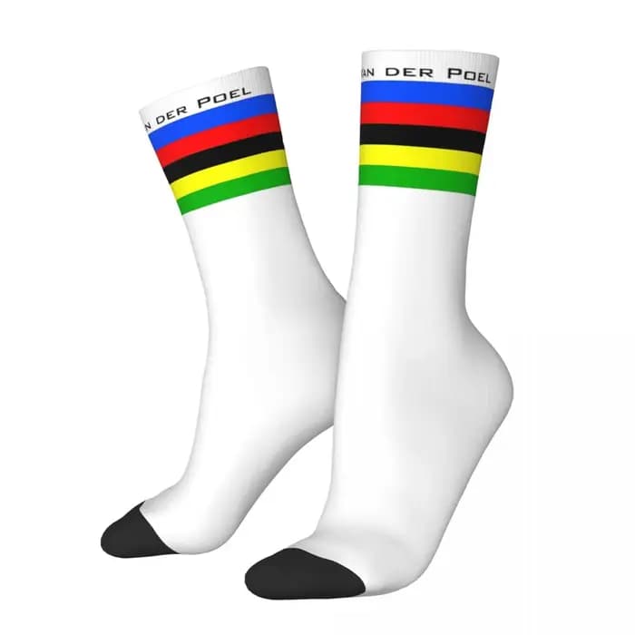 Mathieu Van Der Poel cycliste MVDP hommes femmes chaussettes coupe-vent nouveauté printemps été auto