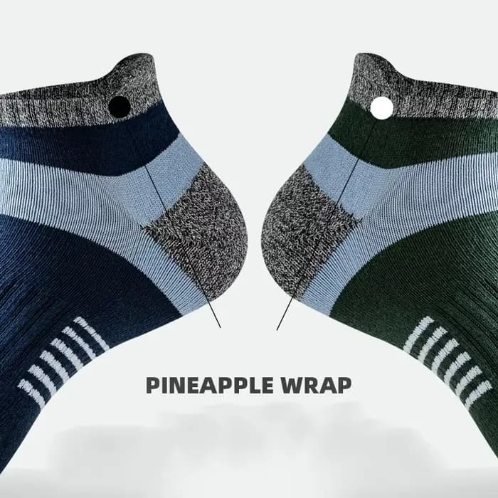 Chaussettes de sport en coton éponge absorbant les chocs pour homme